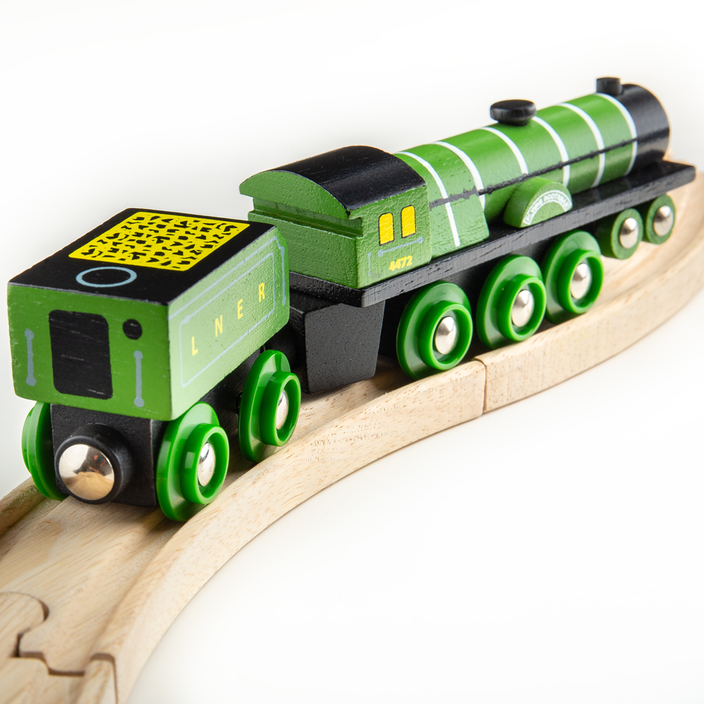 Bigjigs Rail Wooden Heritage Collection Flying Scotsman Train Play Set